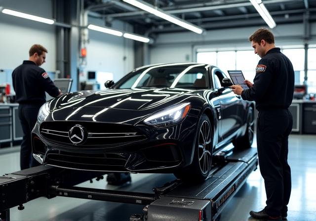 Professionele werkplaats van Aurochs Automotive